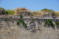 Greece 2022: Fortress with venetian lion  -  Methoni, Peloponnese  -  07.22  -  Greece